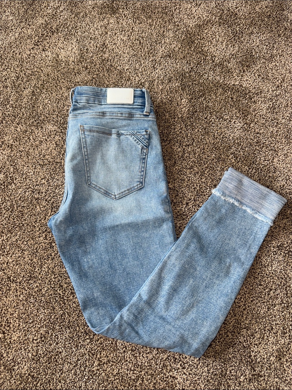 Buckle Light Blue Skinny Jeans